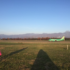 飛行機の見える公園　信州スカイパーク